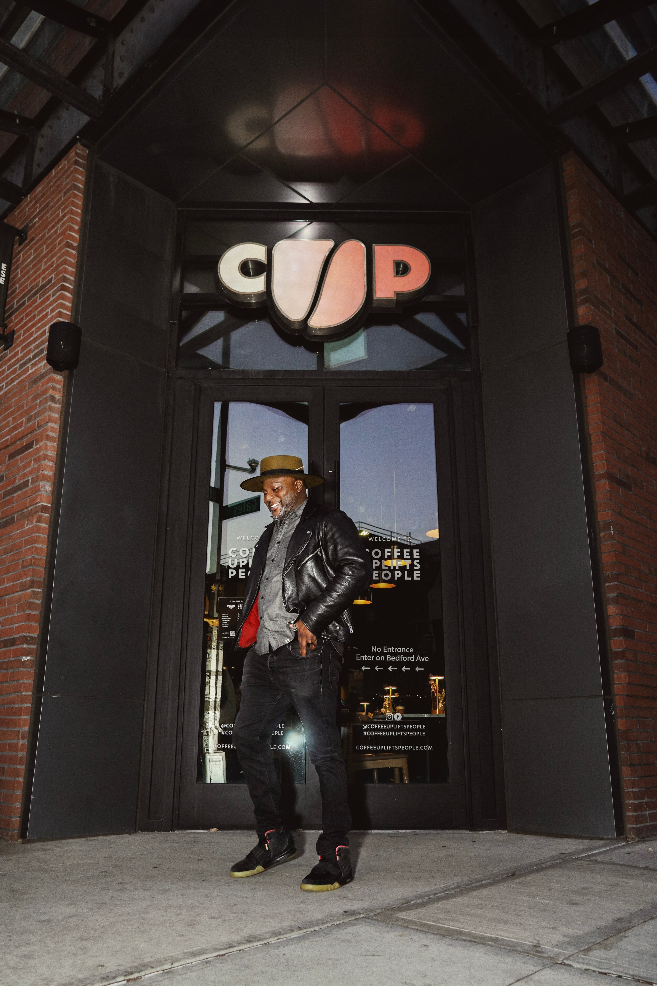 Outside the CUP storefront